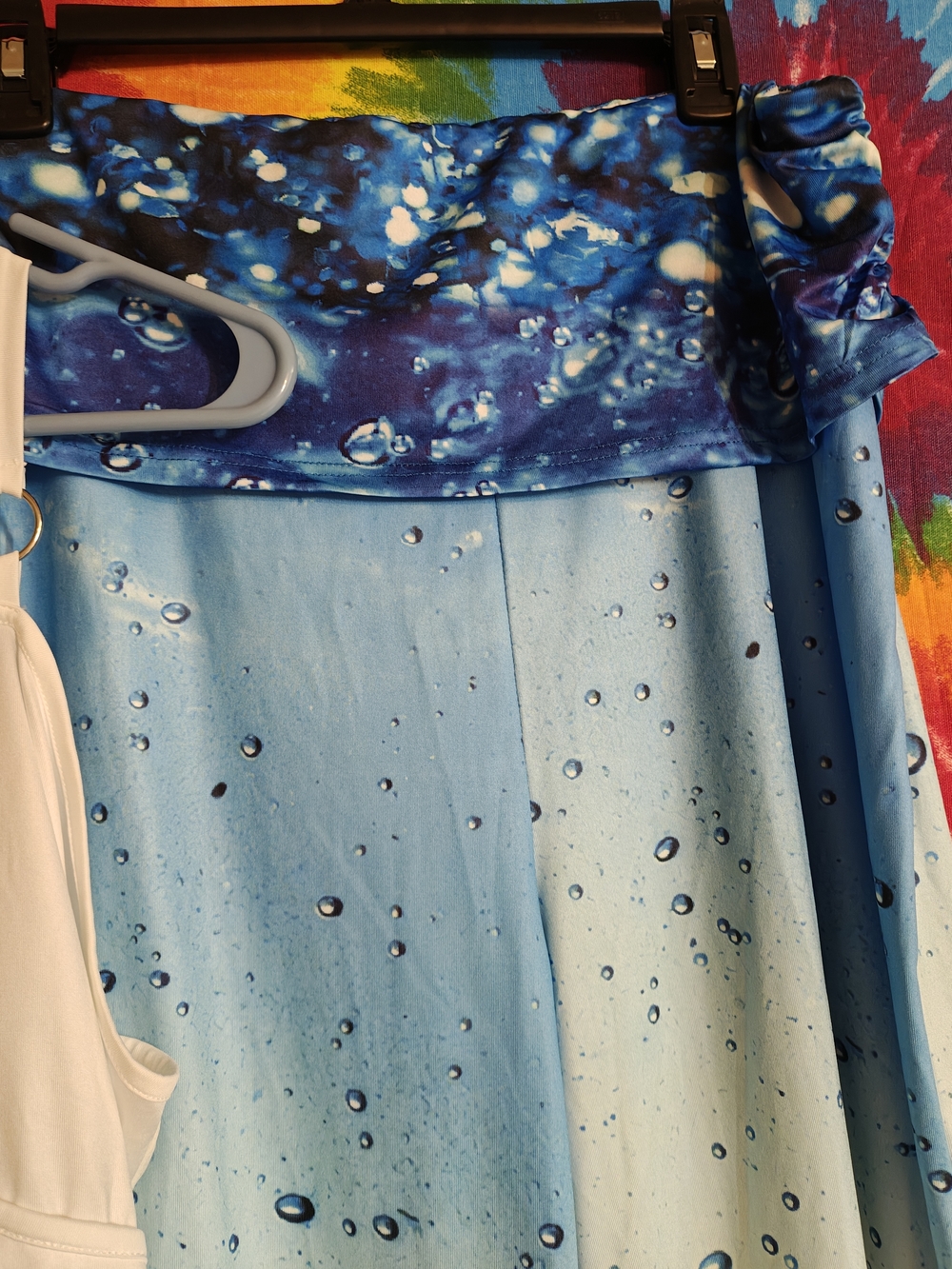 Blue Butterfly Ombre Lounge Set - Tank & Wide Leg Pants - Picture 3 of 6